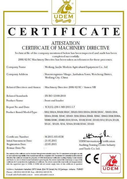 China WEIFANG LUCKYSTAR IMP&amp;EXP CO.,LTD certification